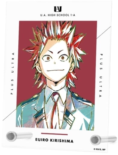 My Hero Academia Eijirou Kirishima Ani-Art Part 4 Vol.2 A6 Acrylic Panel Acrylic Stands [USED]