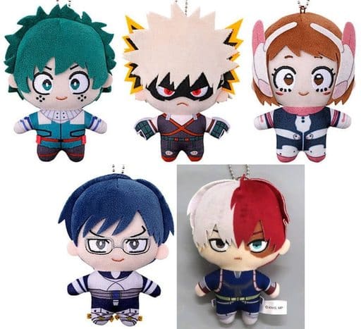 My Hero Academia Izuku Midoriya & Others Capsule Plush Toy Collection All 5 Types Set Plush [USED]