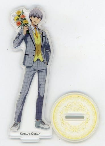 Persona Series Protagonist Persona 4 Acrylic Stand ESCRIT Collaboration Buffet Welcome to the Velvet Room Party Exclusive Acrylic Stands [USED]
