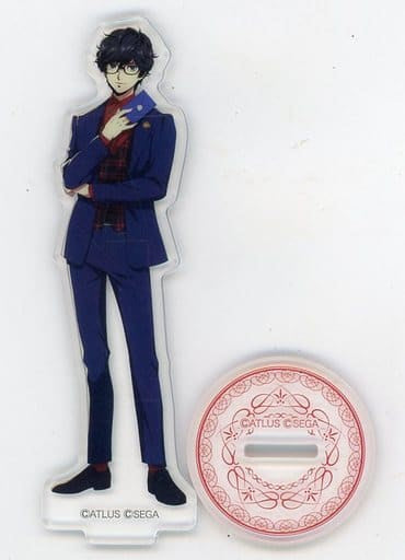 Persona Series Protagonist Persona 5 Acrylic Stand ESCRIT Collaboration Buffet Welcome to the Velvet Room Party Exclusive Acrylic Stands [USED]