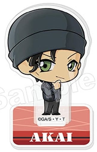 Shuichi Akai Detective Conan Trading Acrylic Keychain Mumucolle Acrylic Stand [USED]