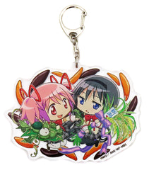 Madoka Kaname Homura Akemi Puella Magi Madoka Magica Local Limited Illustrations Acrylic Charms Puella Magi Madoka Magica 10 Exhibition Limited Niigata Limited Charm [USED]