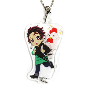 Tanjiro Kamado Demon Slayer: Kimetsu no Yaiba Connect Acrylic Charm LAWSON Limited Charm [USED]