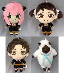 Anya Forger, etc. SPY x FAMILY Plush Mascot with Friends All 4 Types Set Mascot [USED]