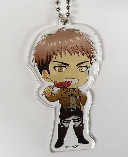 Jean Kirstein Attack on Titan Chronicle Trading Acrylic Key Chains Karaoke no Tetsujin Limited Key Chain [USED]