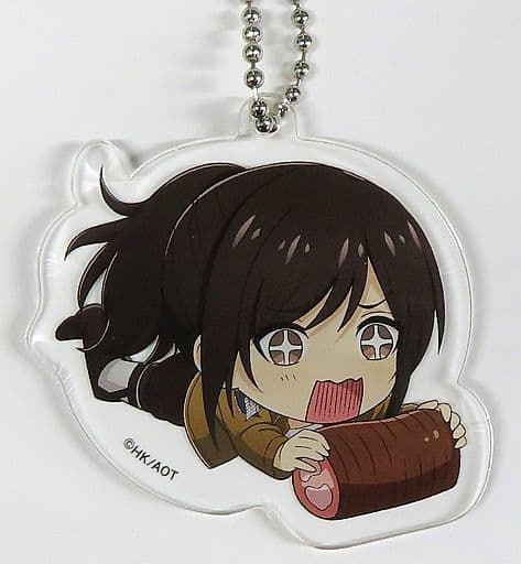 Sasha Blouse Attack on Titan Chronicle Trading Acrylic Key Chains Karaoke no Tetsujin Limited Key Chain [USED]