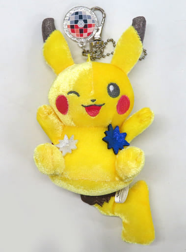 Pikachu Pokemon Mascot Keychain Universal Studios Japan Limited Key Chain [USED]