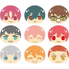 Rin Matsuoka, etc. Free! Movie 4: The Final Stroke Omanjuu Niginigi Mascot Bbox All 9 Types Set Key Ring [USED]