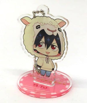 Yuto Shinkai Yowamushi Pedal: Limit Break Trading Acrylic Stand Key Chain Gunma Safari Park Limited Key Chain [USED]