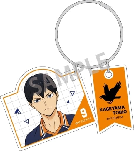 Tobio Kageyama Haikyu!! Wire 2 Parts Acrylic Key Chain Key Chain [USED]