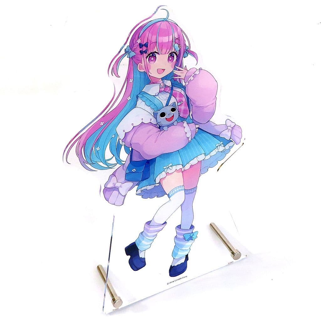 VTuber Hololive Minato Aqua Big Acrylic Stand Lawson Loppi HMV & Books Online Limited Acrylic Stands [USED]