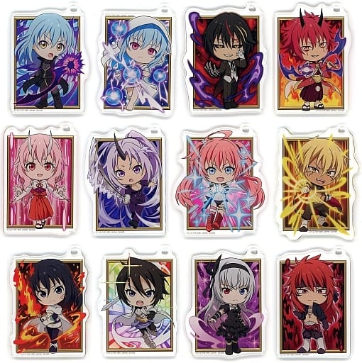 Diablo, etc. That Time I Got Reincarnated as a Slime Ichiban Kuji Haki Acrylic Charm Kyun Chara Illustrations Prize G All 12 Types Set Charm [USED]
