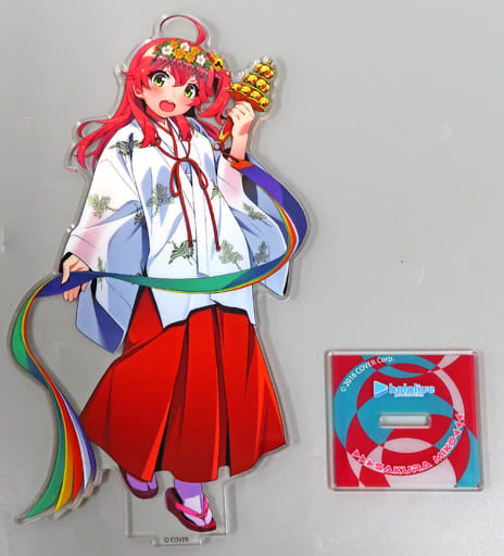Sakura Miko Shrine Maiden Costume VTuber Hololive Acrylic Figure Kanda Festival & Atre Akihabara Hololive Kanda Festival 2023 Exclusive Acrylic Stands [USED]