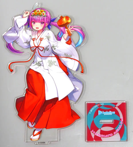 Minato Aqua Shrine Maiden Costume VTuber Hololive Acrylic Figure Kanda Festival & Atre Akihabara Hololive Kanda Festival 2023 Exclusive Acrylic Stands [USED]