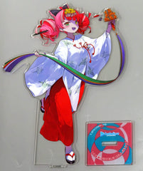 VTuber Hololive Kureiji Ollie Shrine Maiden Costume Acrylic Figure Kanda Festival & Atre Akihabara Hololive Kanda Festival 2023 Exclusive Acrylic Stands [USED]