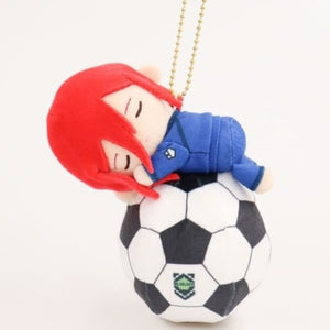 Hyoma Chigiri Blue Lock Soccer Ball Squeeze Key Ring [USED]