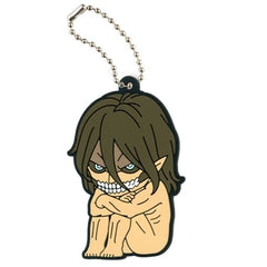 Ellen Titan Secret Attack on Titan The Final Season Capsule Rubber Mascot Machibouke Key Chain [USED]