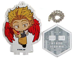 Hawks My Hero Academia Trading Acrylic Stand Keychain All-Out War Ver. B animate cafe Limited Key Chain [USED]