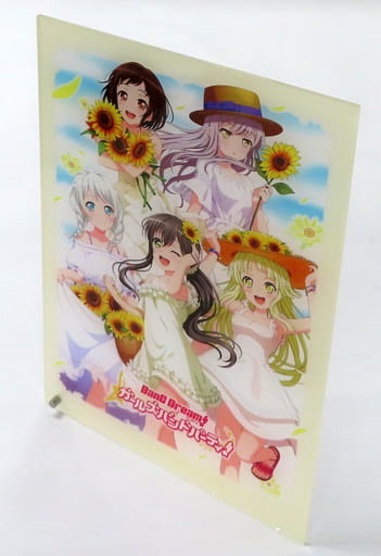 Tsugumi Hazawa, etc. BanG Dream! Girls Band Party! A4 Acrylic Board 2019 Summer in Shibuya Marui Limited Twitter Campaign Winning Item Acrylic Stand [USED][Pre-Order]