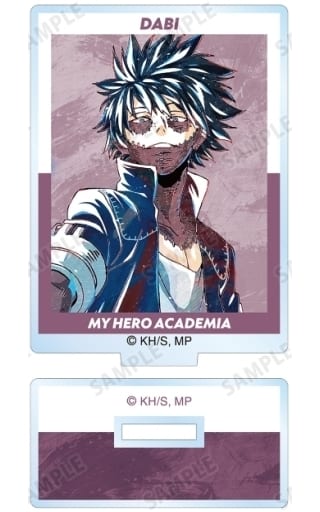 My Hero Academia Dabi B Ani-Art Part 5 Trading Acrylic Keychain Ver.B Acrylic Stands [USED]