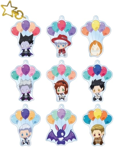 Draluc, etc. The Vampire Dies in No Time 2 Trading Popoon Acrylic Key Chain All 9 Types Set Key Chain [USED]