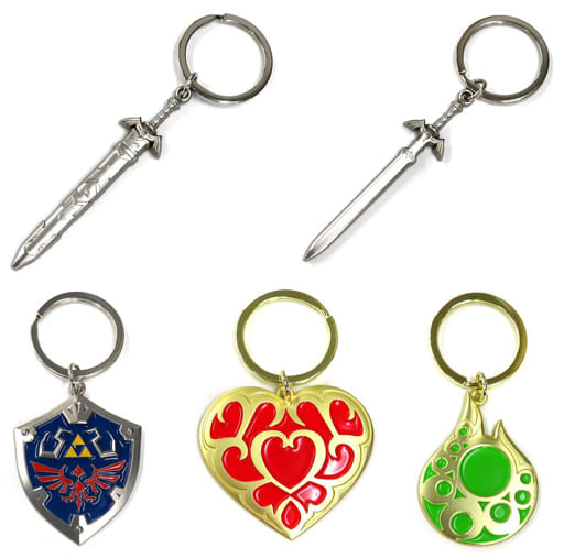 The Legend of Zelda: Tears of the Kingdom Ichiban Kuji Metal Charm Collection Prize G All 5 Types Set Charm [USED]