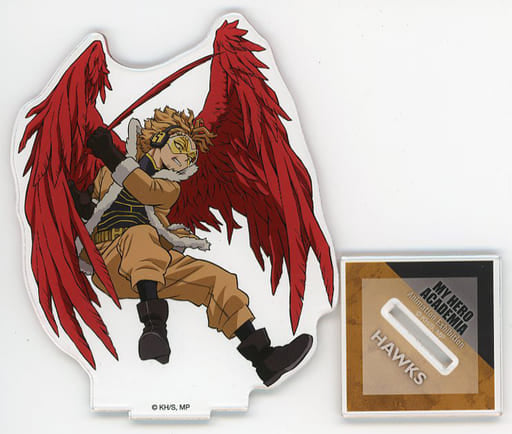 My Hero Academia Hawks Acrylic Stand Animation Exhibition Zenmen Senso Hen Limited Acrylic Stands [USED]