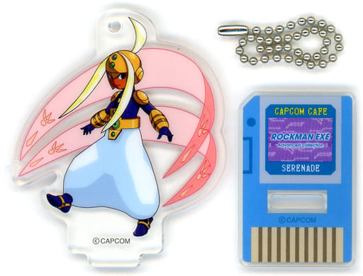 Serenade Mega Man Battle Network Trading Acrylic Stand Key Chain Capcom Cafe Limited Key Chain [USED]