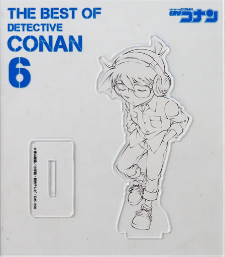 Conan Edogawa Detective Conan Acrylic Stand CD Theme Song Collection 6: THE BEST OF DETECTIVE CONAN 6 First Press Limited Edition Enclosed Bonus Acrylic Stand [USED]