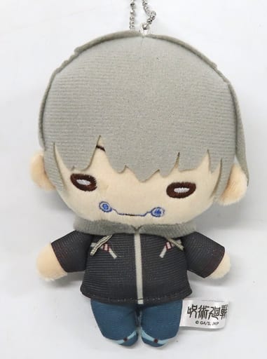 Toge Inumaki Jujutsu Kaisen Nitotan 2nd Ending Plush Toy with Plain Clothes Ball Chain Key Chain [USED]