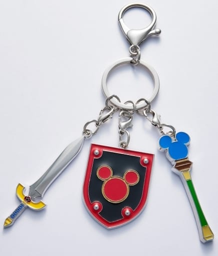 Sword of Dreams Rod of Dreams Guard of Dreams Kingdom Hearts Metal Key Chain Key Chain [USED]