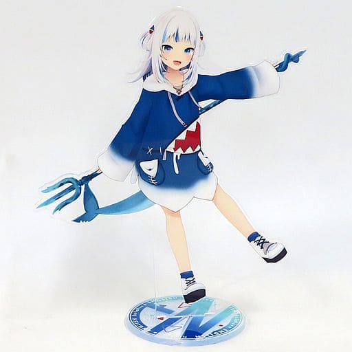 Gawr Gura VTuber Hololive English 3D Acrylic Stand Acrylic Stands [USED]