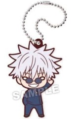 Satoru Gojo Jujutsu Kaisen Kaigyoku Gyokusetsu Nitotan Rubber Mascot Key Chain [USED]