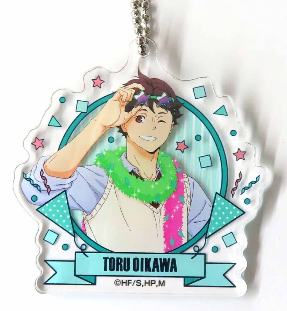 Toru Oikawa Haikyu!! Newly Drawn Acrylic Key Chain Collection Party Ver. Don Quijote Limited Key Chain [USED]