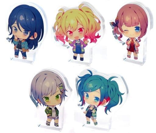 Ichika Hoshino, etc. Only Shop Illustration Hatsune Miku: Colorful Stage! Corotto! Acrylic Figure Collection Leo/Need Only Shop Limited All 5 Types Set Acrylic Stands [USED]