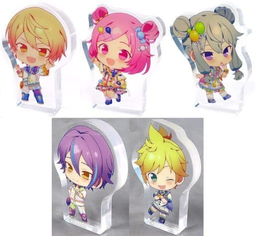Tsukasa Tenma, etc. Only Shop Illustration Hatsune Miku: Colorful Stage! Corotto! Acrylic Figure Collection Wonderlands X Showtime Only Shop Limited All 5 Types Set Acrylic Stands [USED]