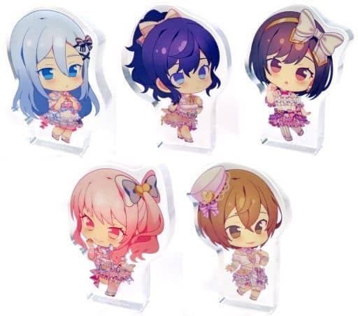 Kanade Yoisaki, etc. Only Shop Illustration Hatsune Miku: Colorful Stage! Corotto! Acrylic Figure Collection 25-ji, Nightcord de. Only Shop Limited All 5 Types Set Acrylic Stands [USED]
