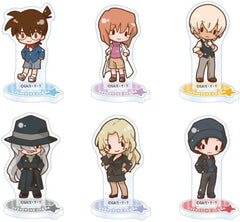 Conan Edogawa, etc. Detective Conan Fuwapuchi Acrylic Stand All 6 Types Set Acrylic Stand [USED]