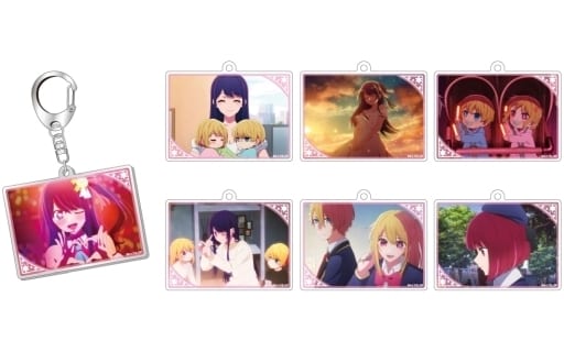 Ai, etc. Oshi No Ko Scene Photo Acrylic Key Chain Collection All 7 Types Set Key Chain [USED]