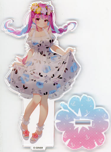 Minato Aqua Casual Outfit B Version VTuber Hololive Life-Scale Acrylic Stand Umisea in Sunshine City Limited Acrylic Stands [USED]