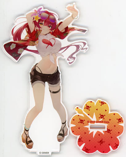 Houshou Marine Casual Outfit B Version VTuber Hololive Life-Scale Acrylic Stand Umisea in Sunshine City Limited Acrylic Stands [USED]