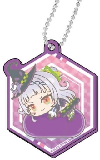 Murasaki Shion Vtuber Hololive Kiratto Decofla Acrylic Key Chain D Key Chain [USED]