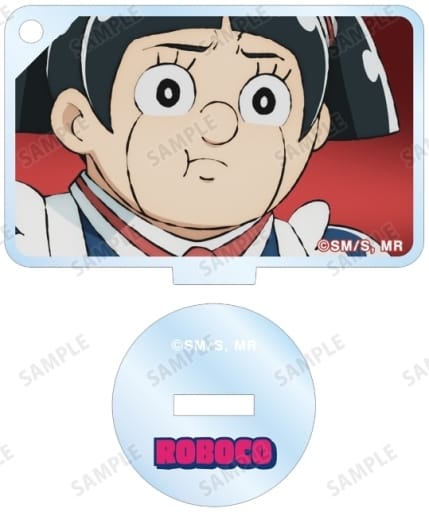 Roboco B Me & Roboco Trading Scene Shot Acrylic Stand Key Chain Key Chain [USED]
