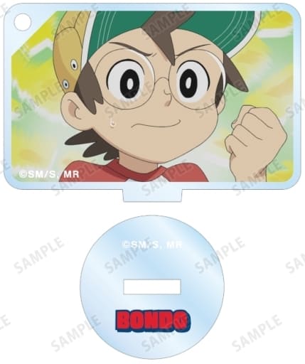 Bond Me & Roboco Trading Scene Shot Acrylic Stand Key Chain Key Chain [USED]