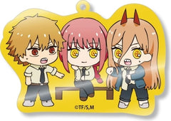 Chainsaw Man Denji Makima Power Waiwai Acrylic Keychain Keychains [USED]