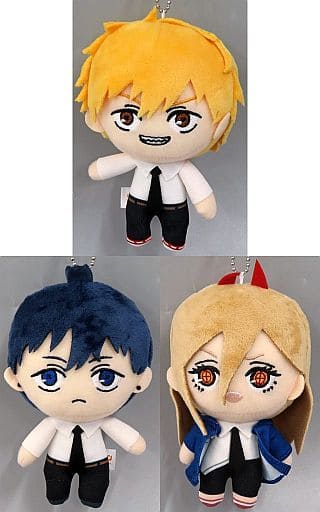 Chainsaw Man Denji & Others Ball Chain Mascot All 3 Types Set Plush [USED]
