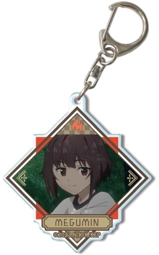 Megumin B Design 02 Konosuba: An Explosion on This Wonderful World! Acrylic Key Chain Key Chain [USED]