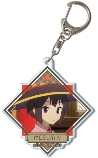 Megumin D Design 04 Konosuba: An Explosion on This Wonderful World! Acrylic Key Chain Key Chain [USED]