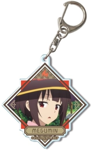 Megumin F Design 06 Konosuba: An Explosion on This Wonderful World! Acrylic Key Chain Key Chain [USED]