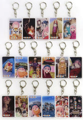 Nadeshiko Kagamihara, etc. Laid-Back Camp Smartphone Photo Acrylic Key Chain Cafe&Bar Menu Limited All 17 Types Set Key Chain [USED]